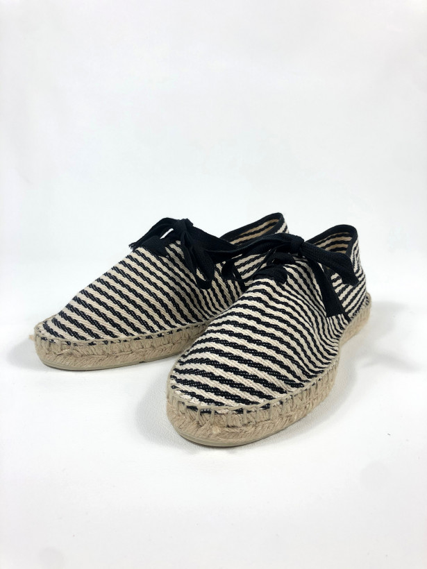 Espadrille Tuilière couture main première cuir